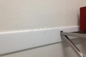Foto: hygienische Wandleiste